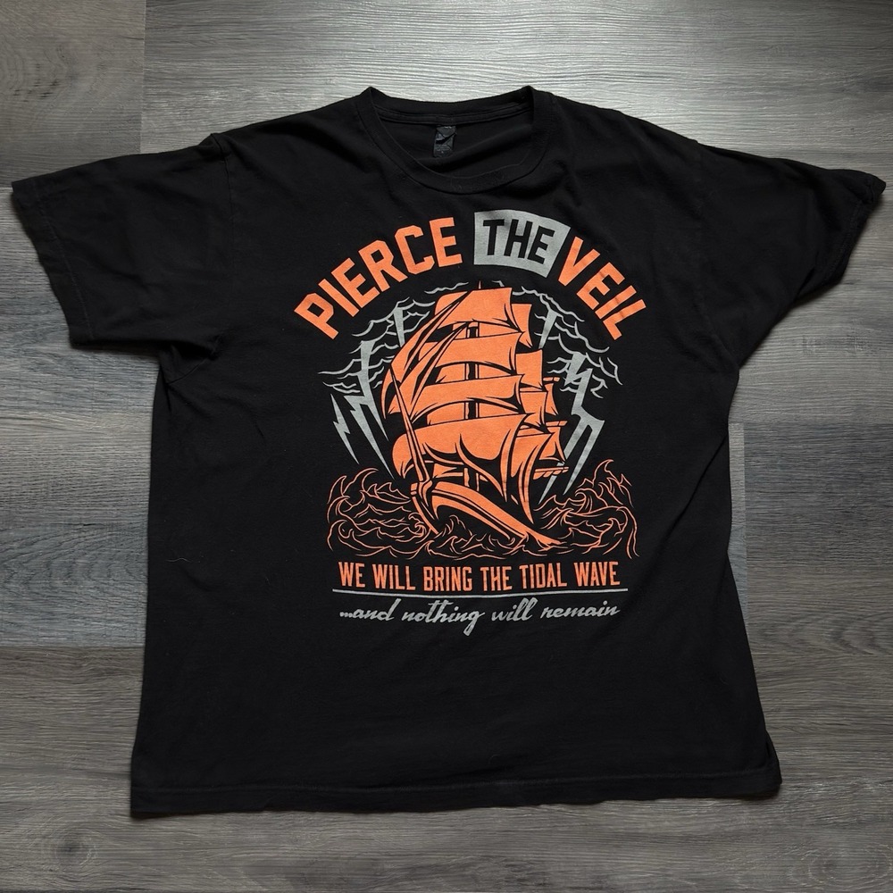 Pierce The Veil We Will Bring The Tidal Wave T-shirt Mens XL Match Into Water